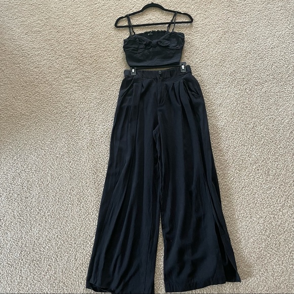 Zara Pants - Zara vented rustic pants with matching top